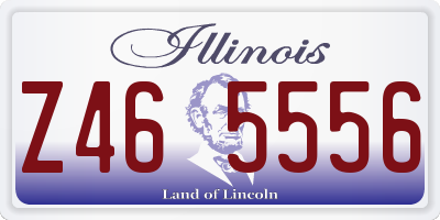IL license plate Z465556