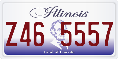 IL license plate Z465557