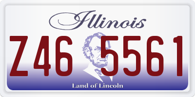 IL license plate Z465561