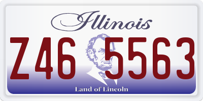 IL license plate Z465563