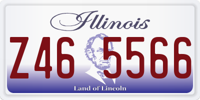 IL license plate Z465566