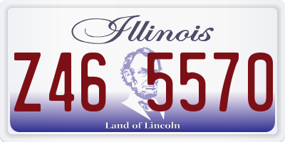 IL license plate Z465570