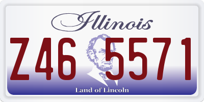 IL license plate Z465571
