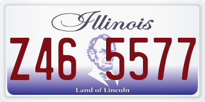IL license plate Z465577