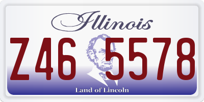 IL license plate Z465578