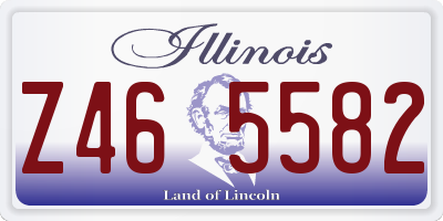 IL license plate Z465582