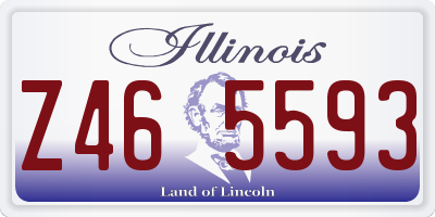 IL license plate Z465593