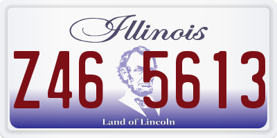 IL license plate Z465613