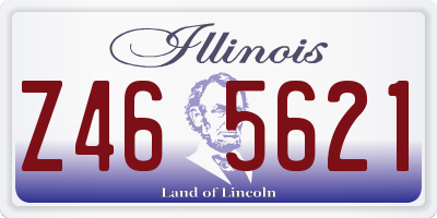 IL license plate Z465621