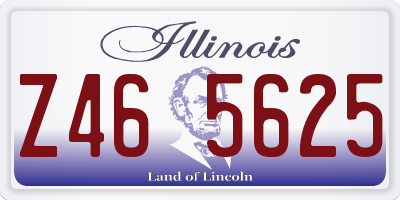 IL license plate Z465625