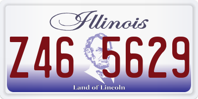 IL license plate Z465629