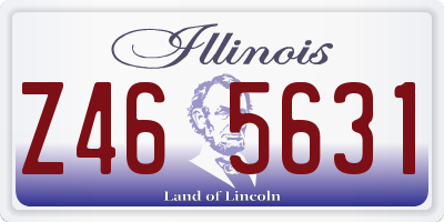 IL license plate Z465631
