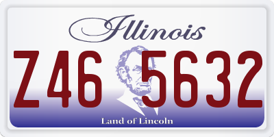 IL license plate Z465632