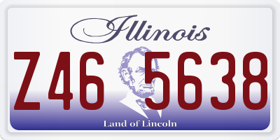 IL license plate Z465638