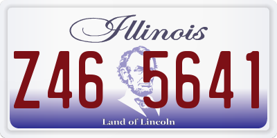 IL license plate Z465641