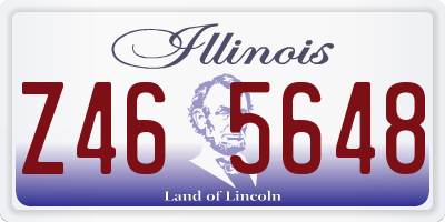 IL license plate Z465648