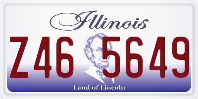 IL license plate Z465649