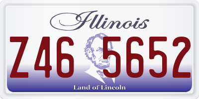 IL license plate Z465652