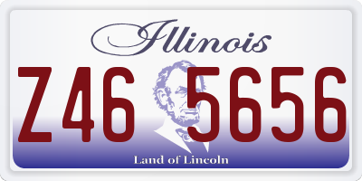 IL license plate Z465656