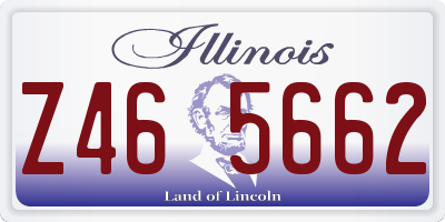 IL license plate Z465662