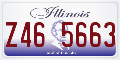 IL license plate Z465663