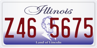 IL license plate Z465675