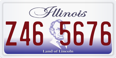 IL license plate Z465676