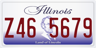IL license plate Z465679
