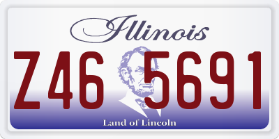 IL license plate Z465691