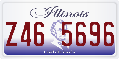 IL license plate Z465696