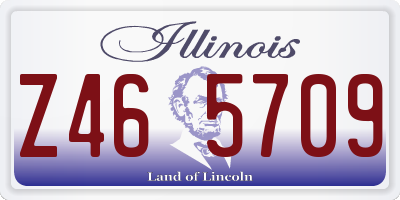 IL license plate Z465709