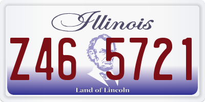 IL license plate Z465721