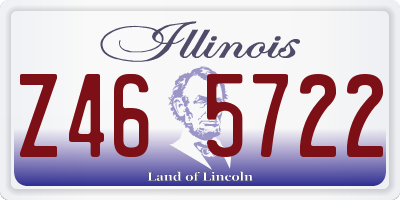 IL license plate Z465722