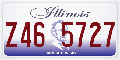 IL license plate Z465727