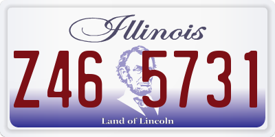 IL license plate Z465731