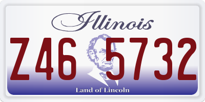 IL license plate Z465732