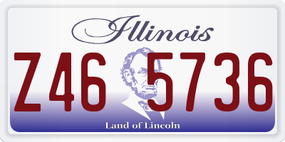 IL license plate Z465736