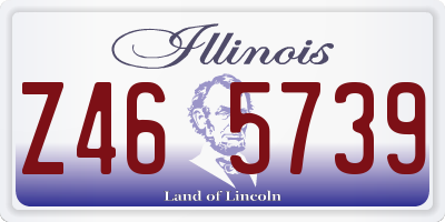 IL license plate Z465739