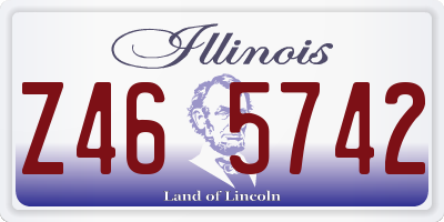 IL license plate Z465742