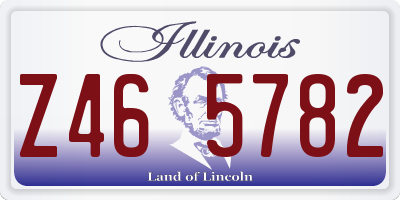 IL license plate Z465782