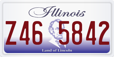 IL license plate Z465842