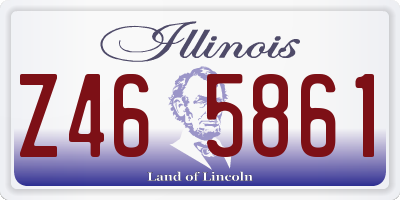 IL license plate Z465861