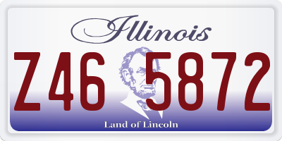 IL license plate Z465872