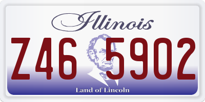 IL license plate Z465902