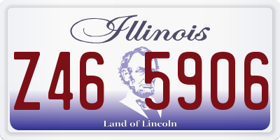 IL license plate Z465906