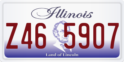 IL license plate Z465907