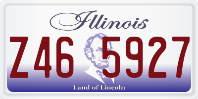 IL license plate Z465927