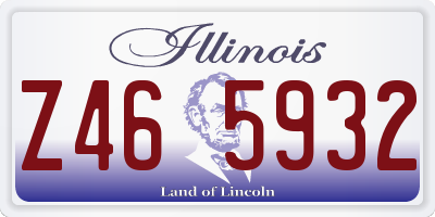 IL license plate Z465932