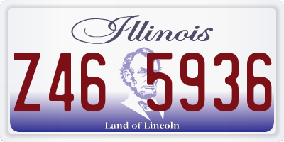 IL license plate Z465936