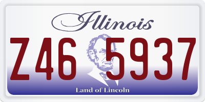 IL license plate Z465937
